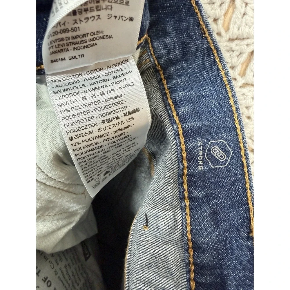 Levis Jeans‎ Mens Size 34x32 Blue Denim Straight Leg Strong